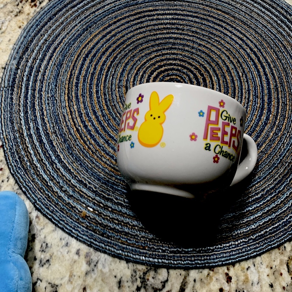 I m selling a mug that says Give Perps A Chance